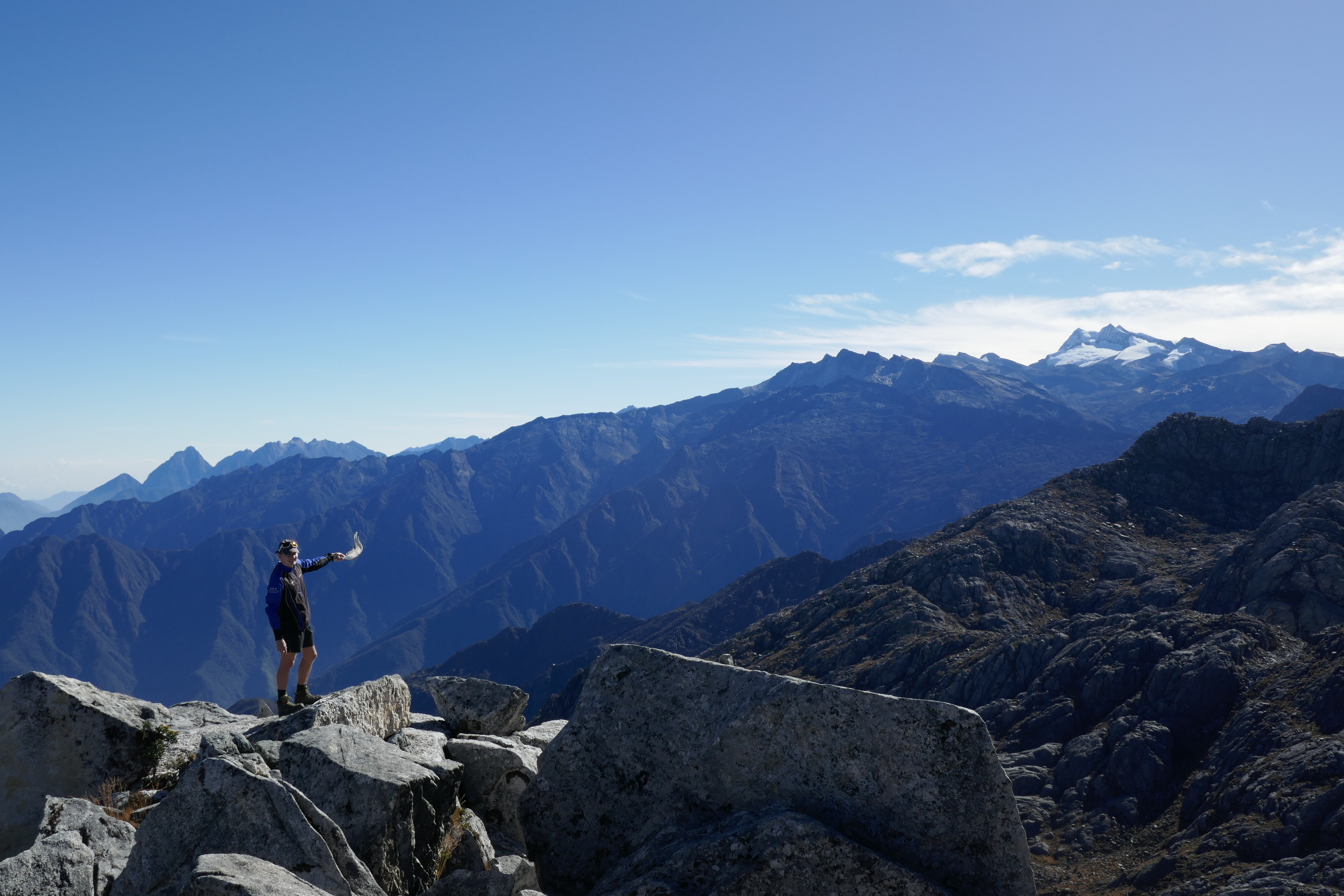 Jonda v prvním sedle 4150m